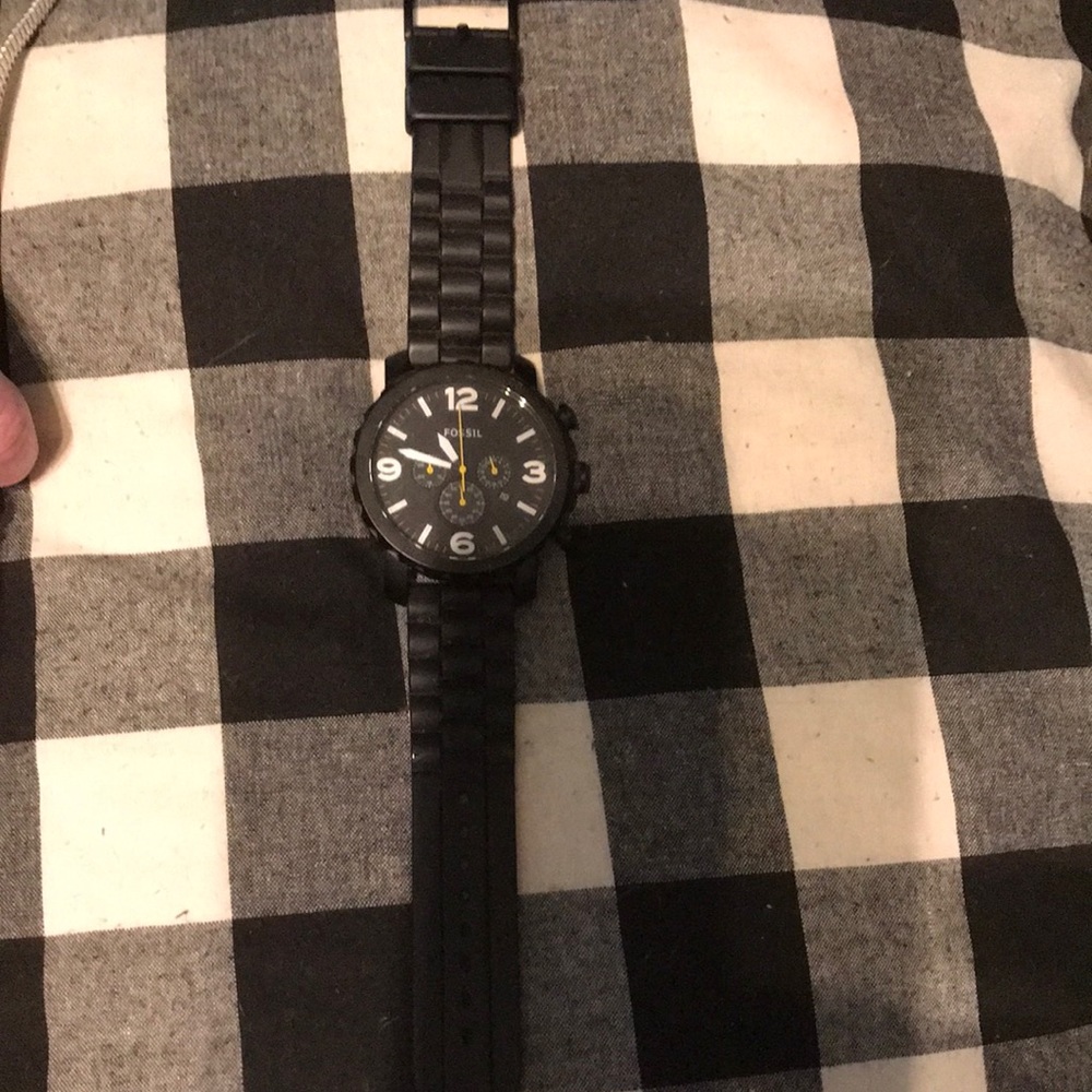 Man’s fossil watch